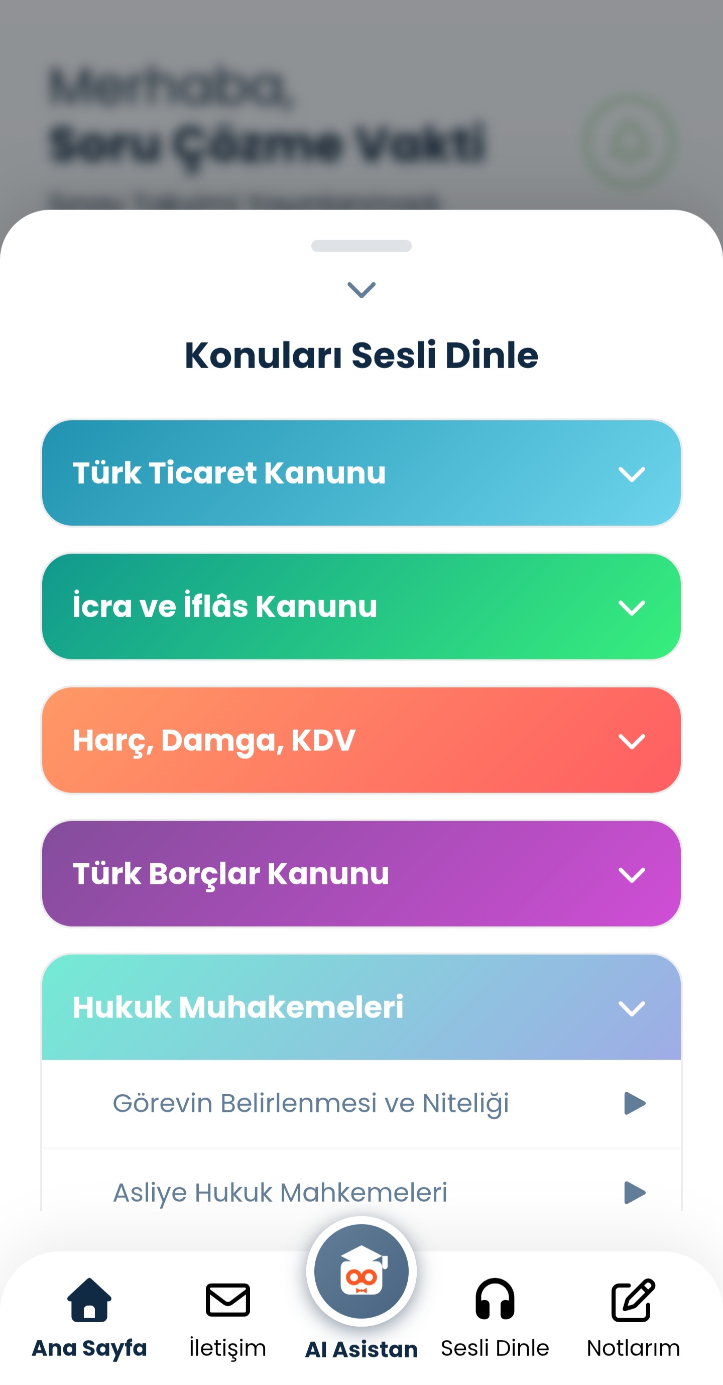 Sesli Dinleme Modülü